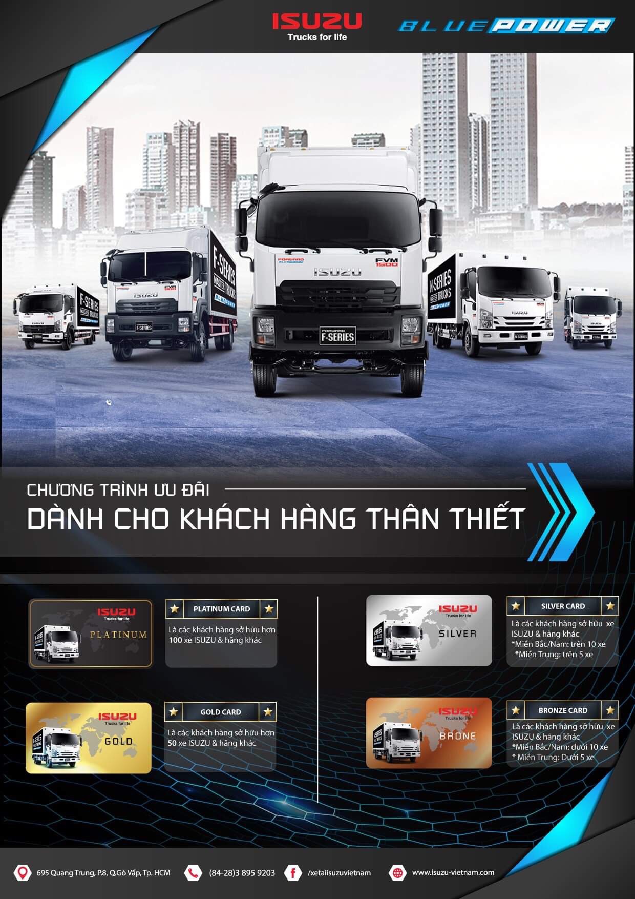 ISUZU VIỆT NAM THÔNG BÁO CHƯƠNG TRÌNH CHĂM SÓC TOÀN DIỆN DÀNH CHO KHÁCH HÀNG DỰ ÁN