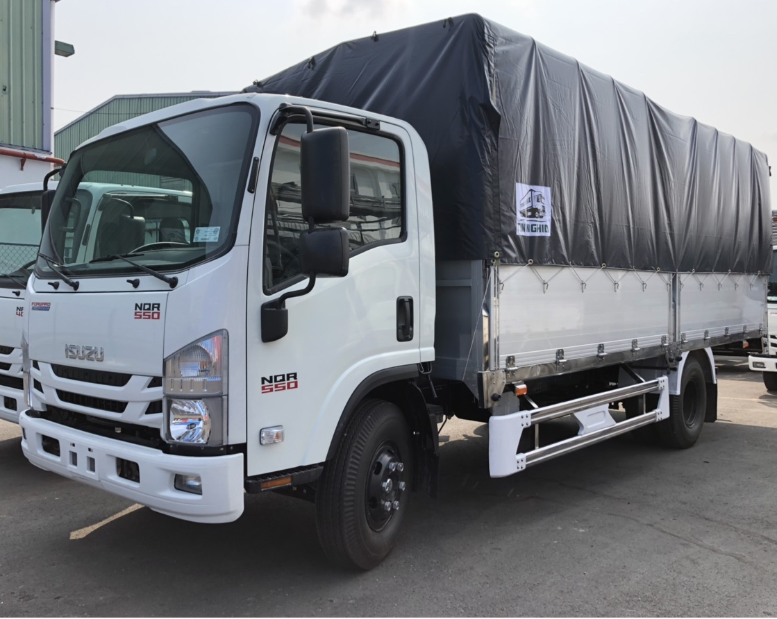 ISUZU NQR 550 (NQR75LE5)THÙNG MUI BẠT TẢI TRỌNG 4990KG/ 5700KG - THÙNG DÀI 5,8M